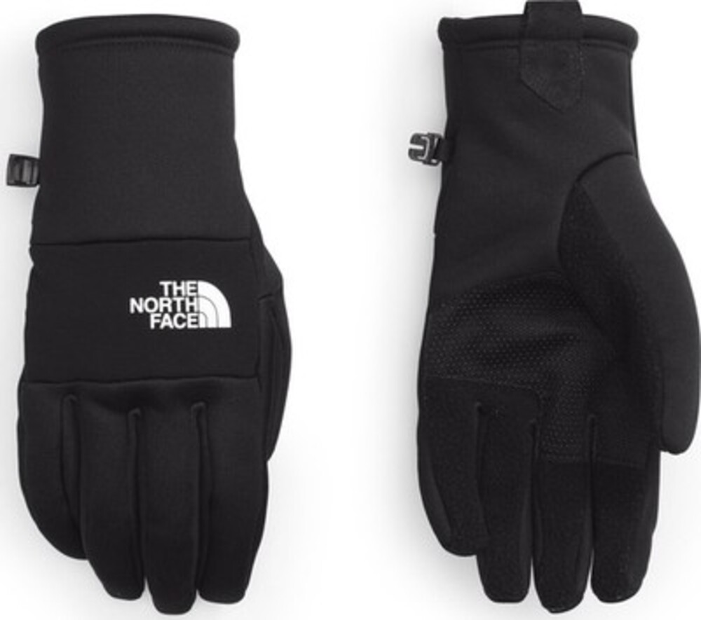 The North Face Sierra Etip Gloves Men's Small Black Zigzag Stitching